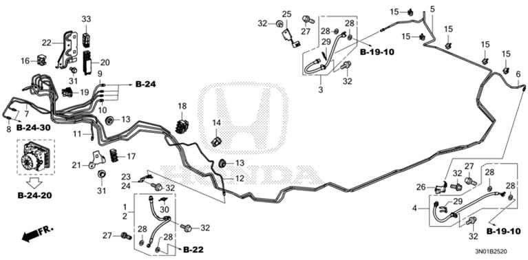 01464-T7W-A00 Brake Hose Vezel