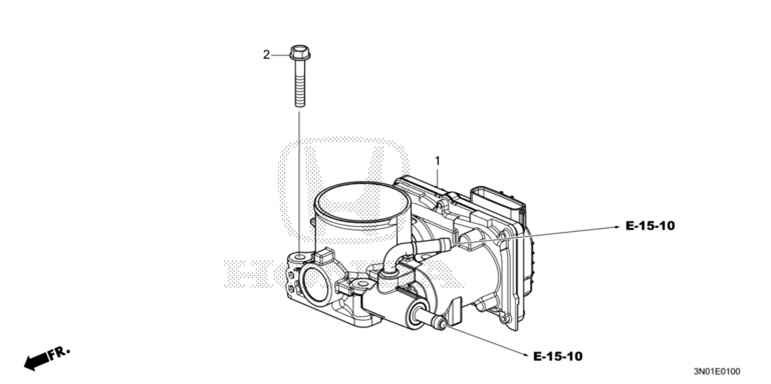 16400-6Y0-003 Throttle body rlectronic control
