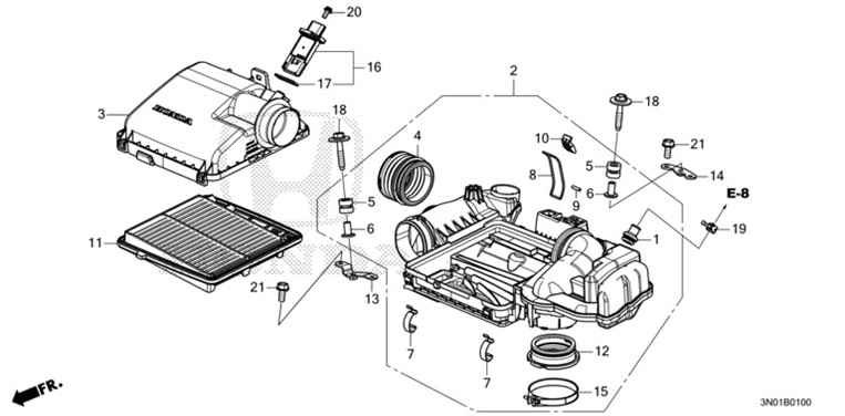 37980-6Y0-J01 Air Flow Sensor