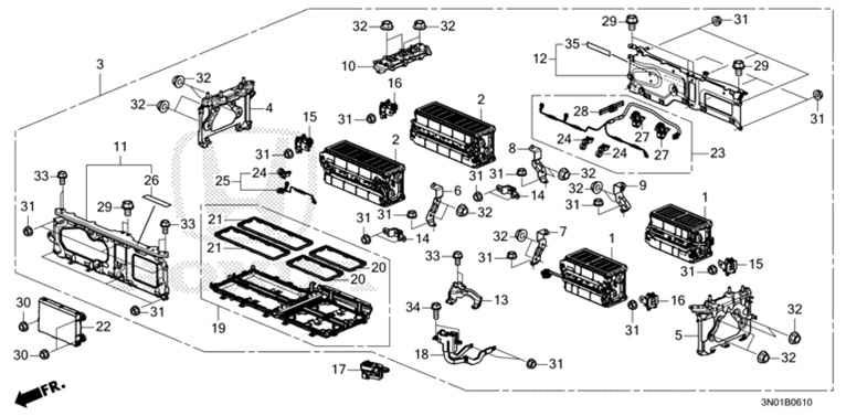 1D090-6HN-J00 Battery Module Vezel
