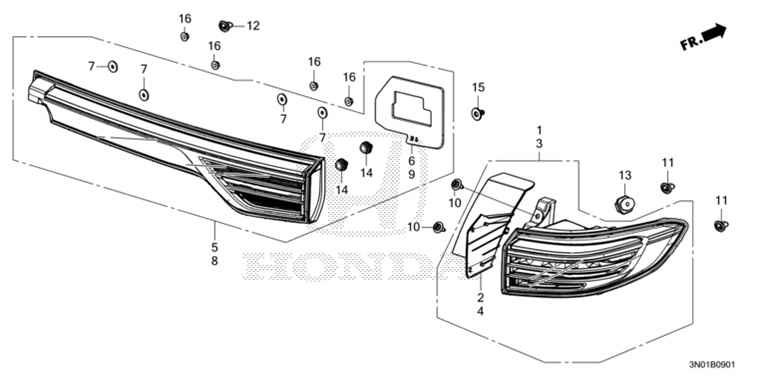 34155-3M0-J51 Trunk Lid Light