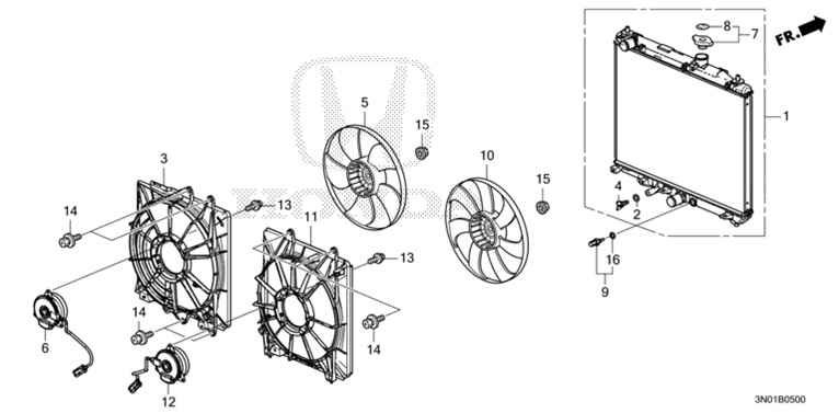 19030-6Y0-003 Motor Cooling Fan
