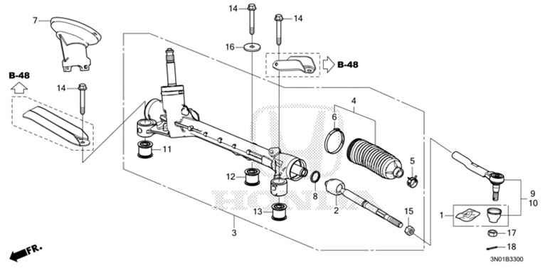 06535-T4R-305 Boot Tie Rod End