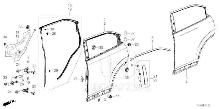 67611-3M1-T00ZZ Skin