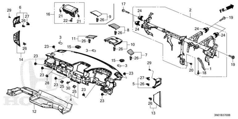 Instrument Panel Honda