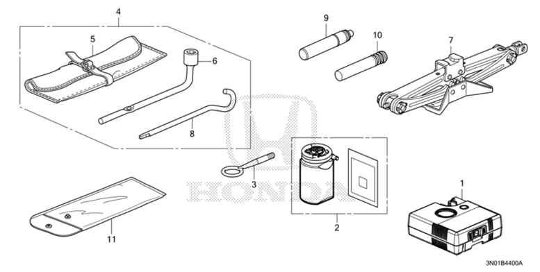 89000-T7B-J00 Tool Kit