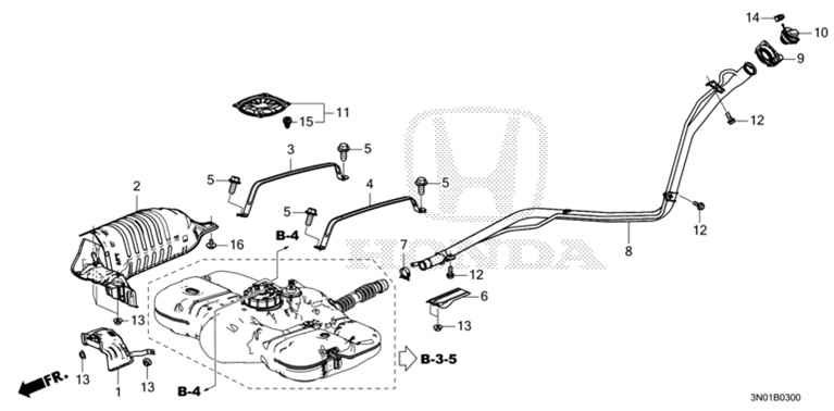 17660-3M0-J02 Fuel Tank Pipe