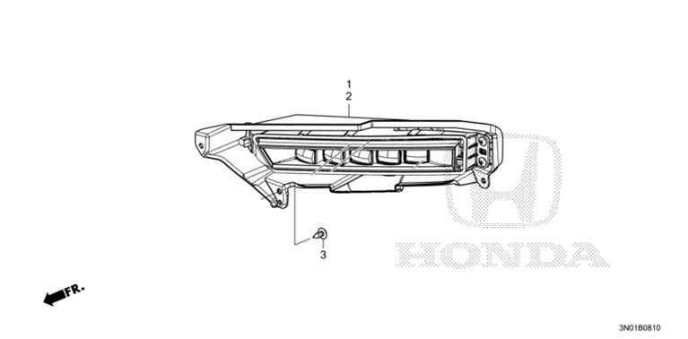 71145-3M0-000 Right Fog Lamp Vezel RV5