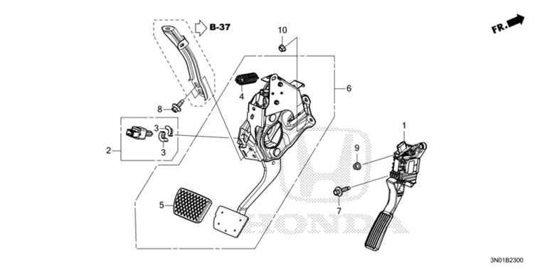 Accelerator Pedal 17800-T00-J01