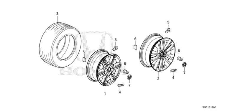 42700-3M0-J81 Alloy Wheel