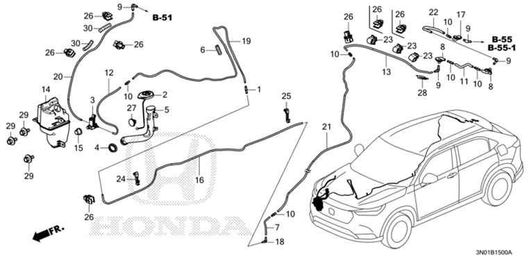 Washer Tank Honda Vezel