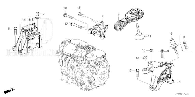 50850-TZB-J53 Mount