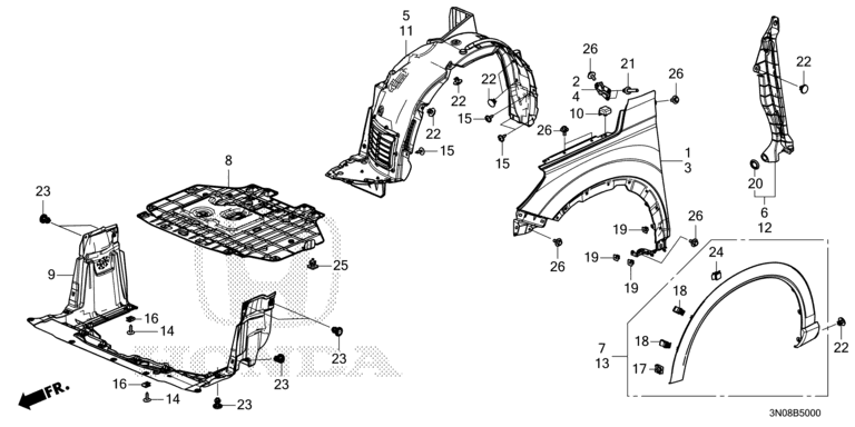 Front Panel Honda HRV