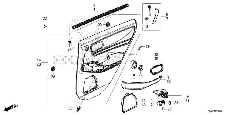 Honda HRV Door Trim