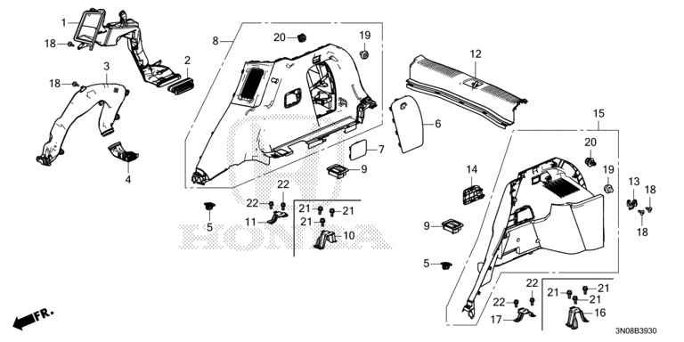 Rear Side Trim Panel