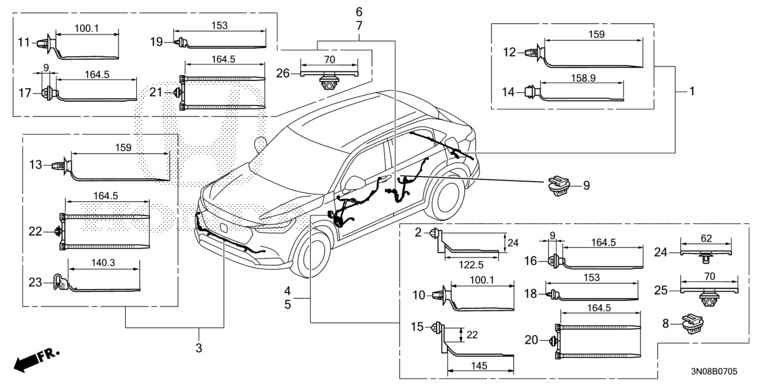 Honda HRV 32751-3M0-UC0