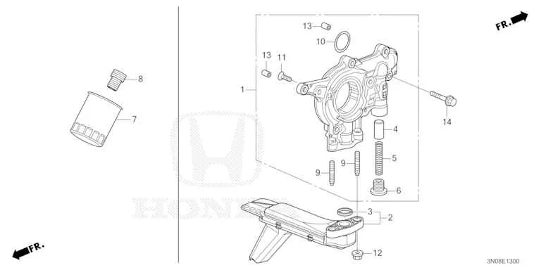 Honda 15100-5R0-003