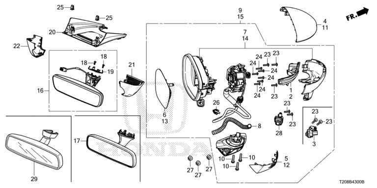 76258-T24-N01 Power Mirror