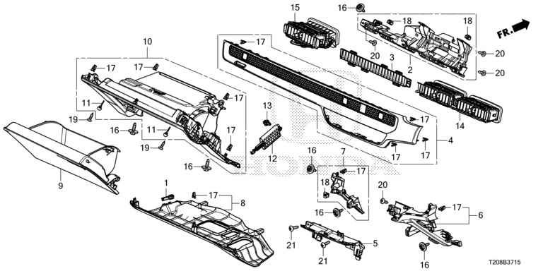 77501-T24-T01ZA Glove Box