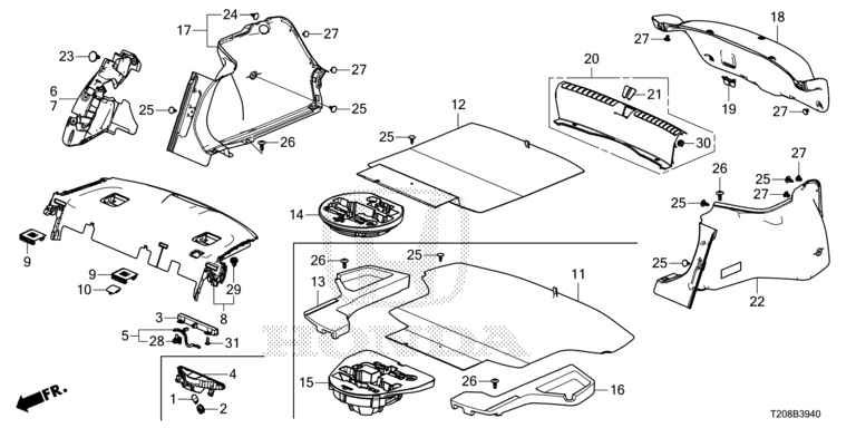 Trunk Rear Trim Panel