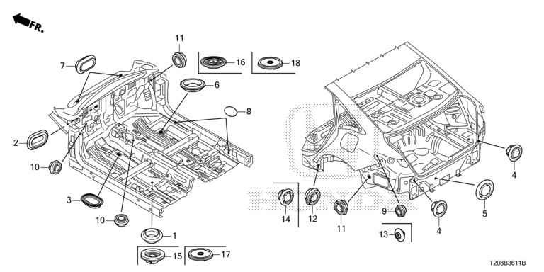 GROMMET REAR CIVIC