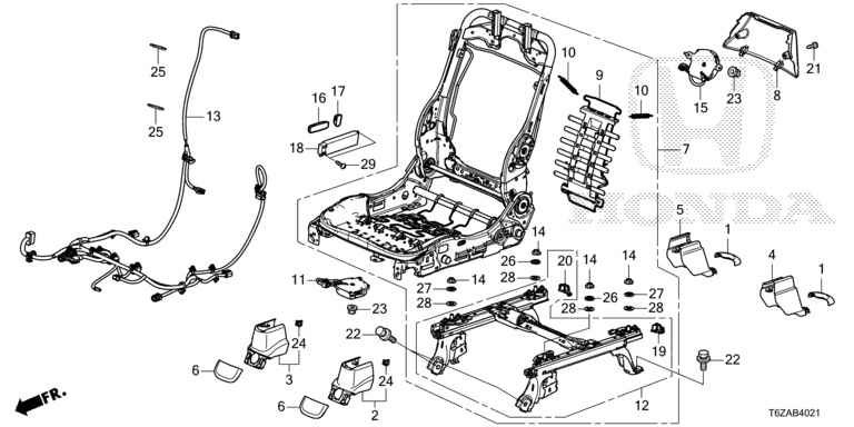 Honda Ridgeline Seat Frame