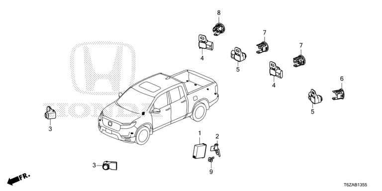 39670-T6Z-A81 Parking Sensor Unit