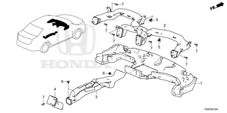 AC Heater Air Duct Honda City