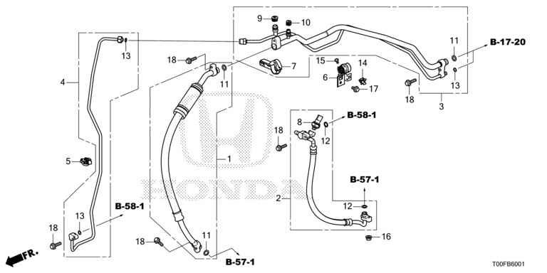 80315-T08-K01 Hose Discharge Honda