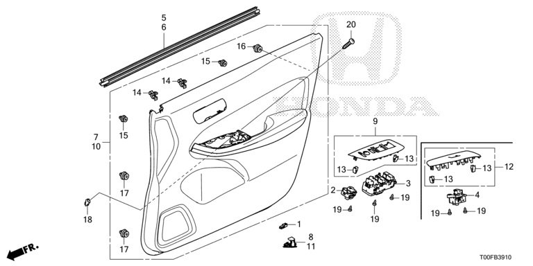 Door Lining Honda GN7 2026