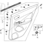 Honda City LINING REAR DOOR