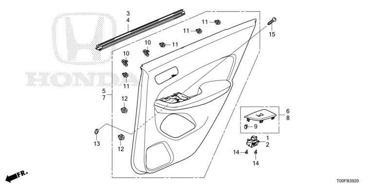 Honda City LINING REAR DOOR
