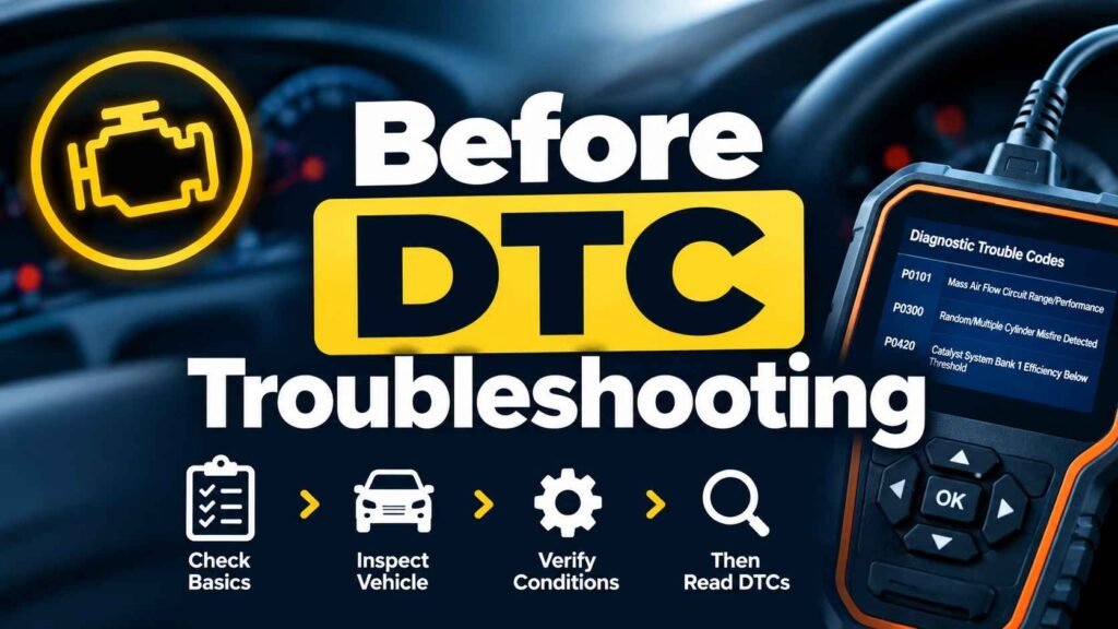Before DTC Troubleshooting